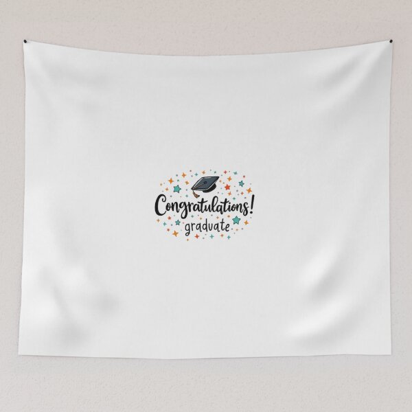 Item preview, Congratulations Graduate! | Fun and Colorful Graduation Celebration Design designed and sold by LUXORÉA.