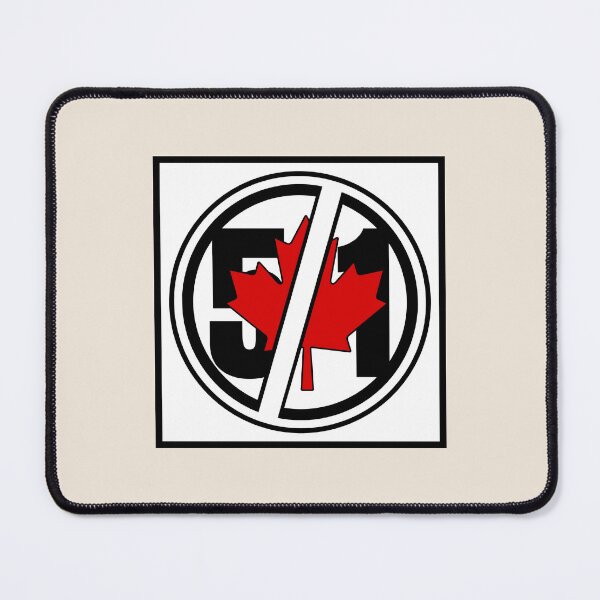 Item preview, CANADA NEVER the 51st STATE (square) designed and sold by fetch-it-studio.