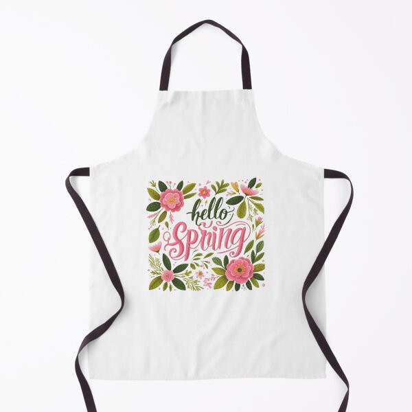 Item preview, Colorful Hello Spring cute floral wreath design designed and sold by Kalpa.