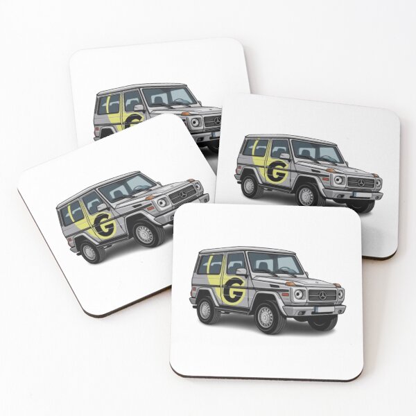 Item preview, G class g wagon silver car designed and sold by Nagikseyanart.