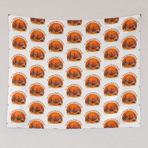 Item preview, Funny BBQ Shirt-It's Always Grill O'Clock-Camping Gift designed and sold by LumiSoleil.