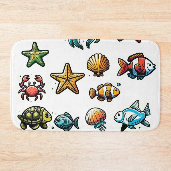 Item preview, Cute Small Beach Animals – Fun Coastal Design for Clothing, Accessories, and Perfect Gifts for Beach Lovers and Travelers designed and sold by knalpot-design.