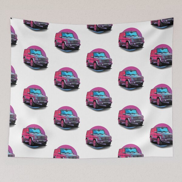 Item preview, G class g wagon silver car designed and sold by Nagikseyanart.