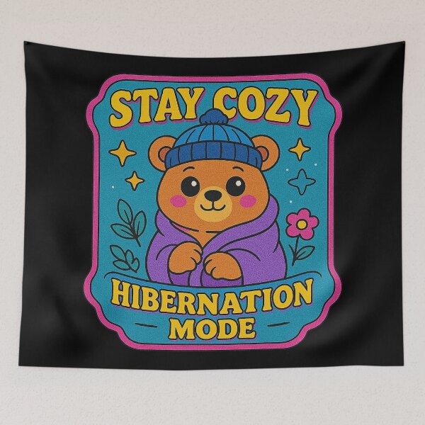Item preview, Cozy Hibernation Bear designed and sold by zzz888.