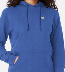 holografisches Herz Leichter Hoodie