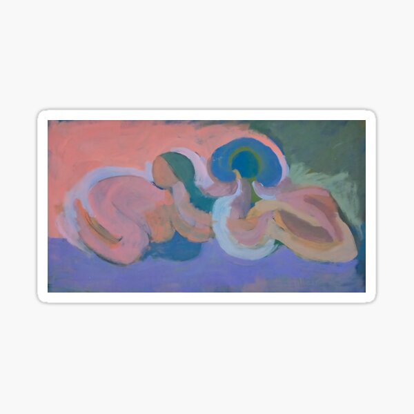 Item preview, Impressionist acrylic painting of women's gatherings designed and sold by ObdulioAlvarez.