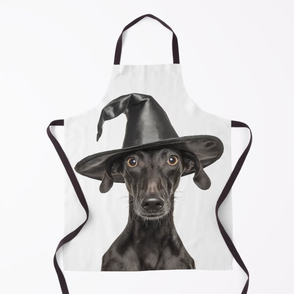 Item preview, Sloughi dog Wearing Halloween Witch Hat designed and sold by LazyOwlStore.
