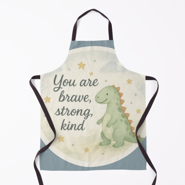 Item preview, Cute Dinosaur Motivation – You Are Brave, Strong, Kind designed and sold by GusiaTreasures.