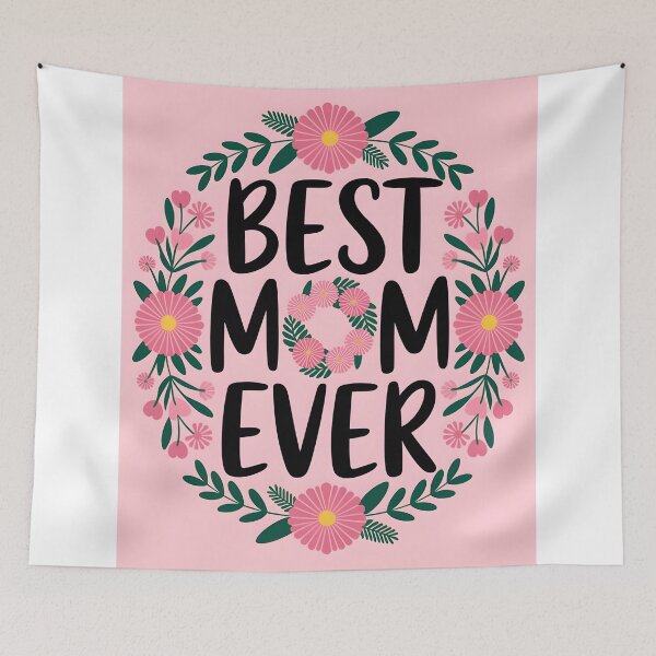 Item preview, Mother's Day: Best Mom Ever Daisy Message designed and sold by ACuriousshoppe.