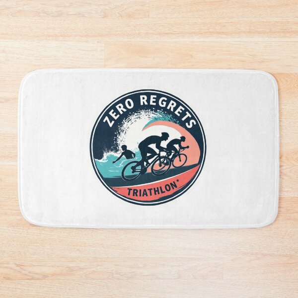 Item preview, Zero Regrets Triathlon – Swim, Bike, Run with No Looking Back designed and sold by Triathlongram.