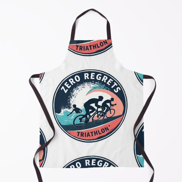 Item preview, Zero Regrets Triathlon – Swim, Bike, Run with No Looking Back designed and sold by Triathlongram.