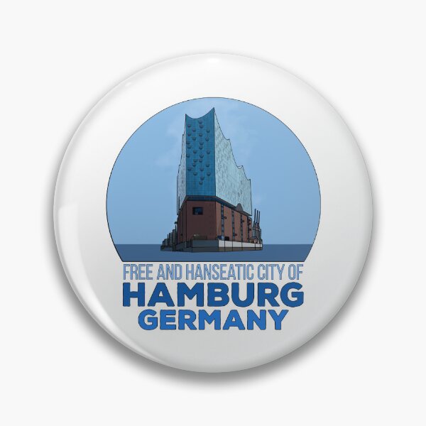 Item preview, Free and Hanseatic City of Hamburg designed and sold by shopdiego.