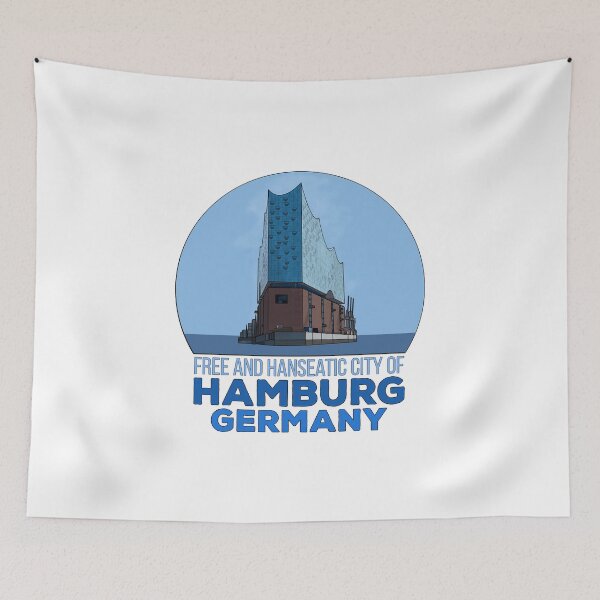 Item preview, Free and Hanseatic City of Hamburg designed and sold by shopdiego.