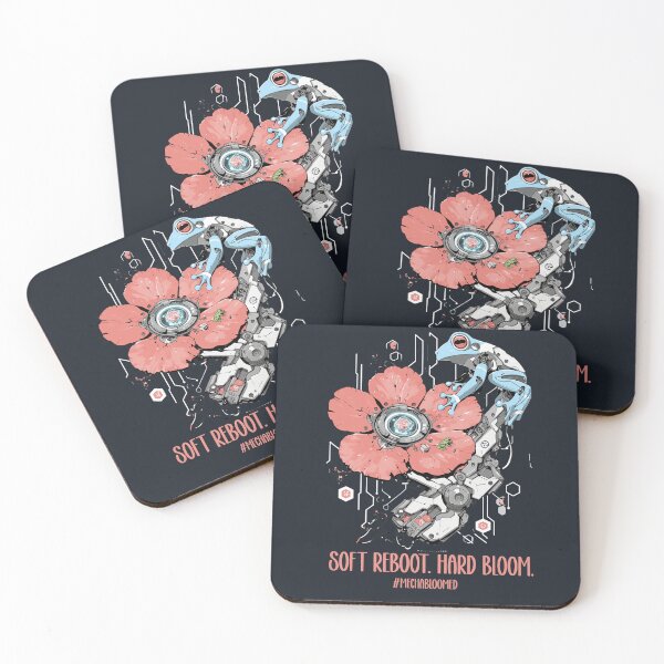 Item preview, Mechafrog Bloomed – Soft Reboot Hard Bloom Design designed and sold by Void & Valor.