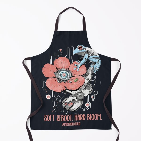 Item preview, Mechafrog Bloomed – Soft Reboot Hard Bloom Design designed and sold by Void & Valor.