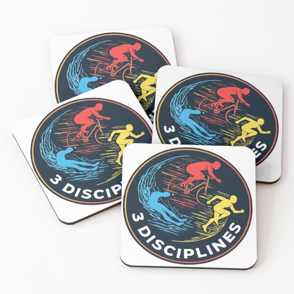 Item preview, 3 Disciplines – Swim, Bike, Run, Repeat designed and sold by Triathlongram.