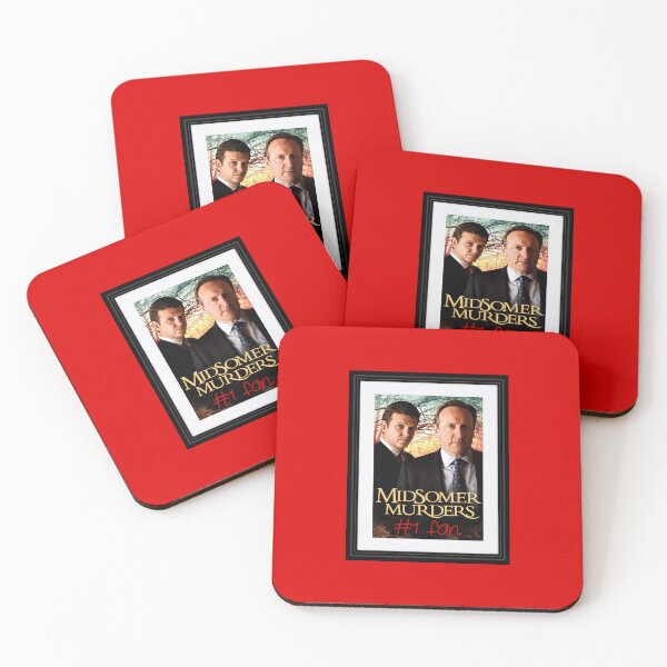 Item preview, #1 Midsomer Fan (on Red) designed and sold by PawsitiveMum3.