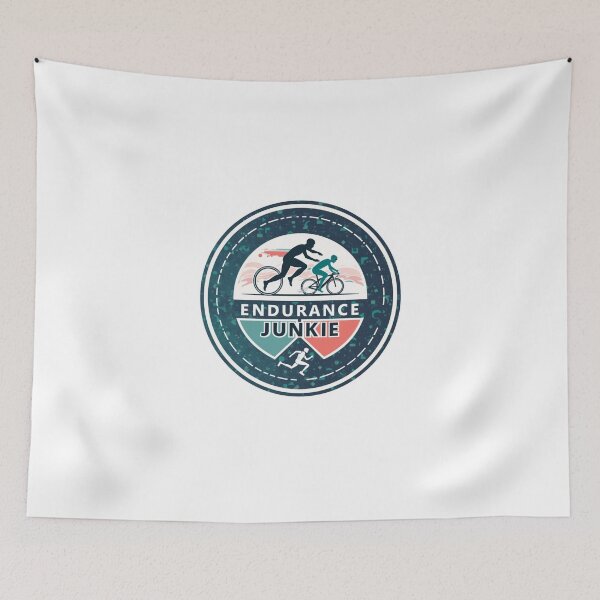 Item preview, Endurance Junkie – Swim, Bike, Run Without Limits designed and sold by Triathlongram.