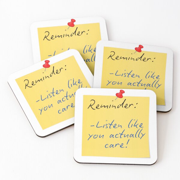 Item preview, Mindful Listening Meeting Reminder designed and sold by ThinkInPixels.