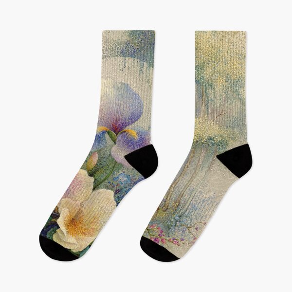 Item preview, Floral Tapestry: A Symphony of Pastel Hues designed and sold by bloorose.