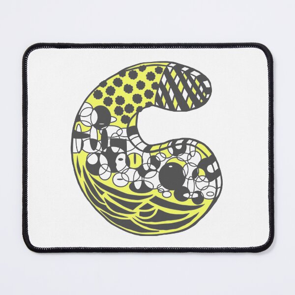 Item preview, Letter C with character in yellow designed and sold by kulkaban.
