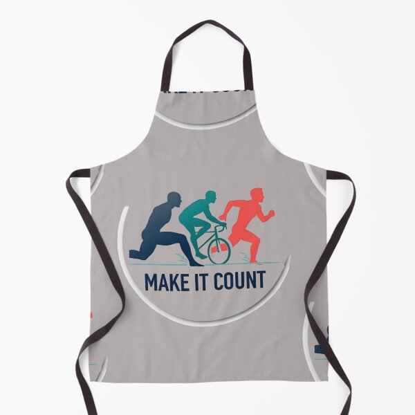 Item preview, Make It Count – Triathlon Motivation for Every Mile designed and sold by Triathlongram.