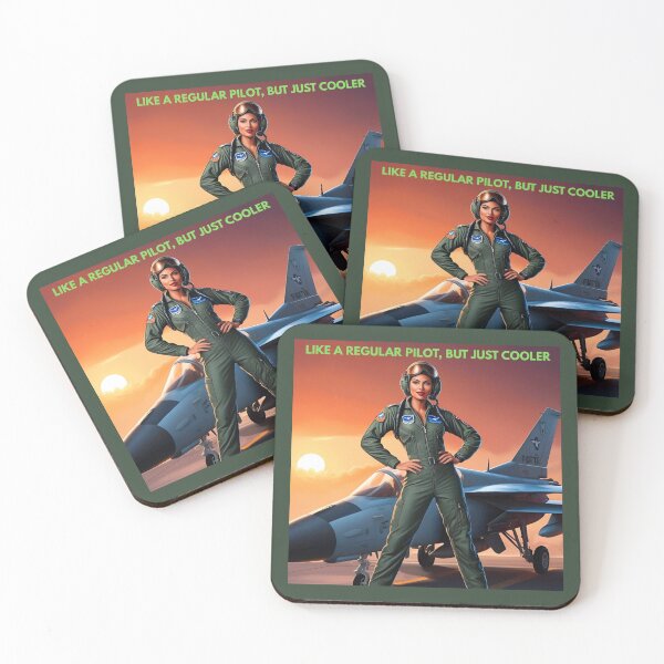 Item preview, LIKE A REGULAR PILOT, BUT JUST COOLER designed and sold by Pawblematic .