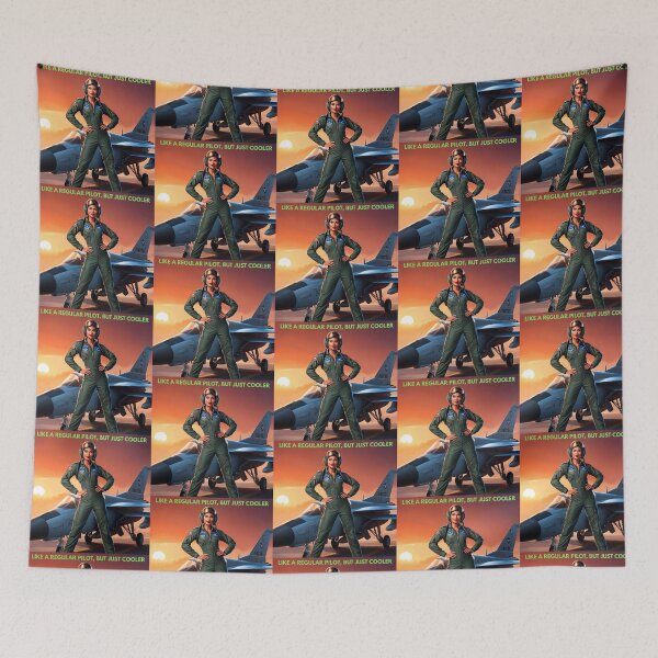 Item preview, LIKE A REGULAR PILOT, BUT JUST COOLER designed and sold by Pawblematic .