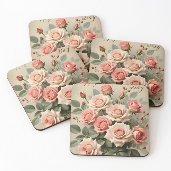 Item preview, Vintage Happy Mother's Day Greeting: Antique Roses  designed and sold by ACuriousshoppe.