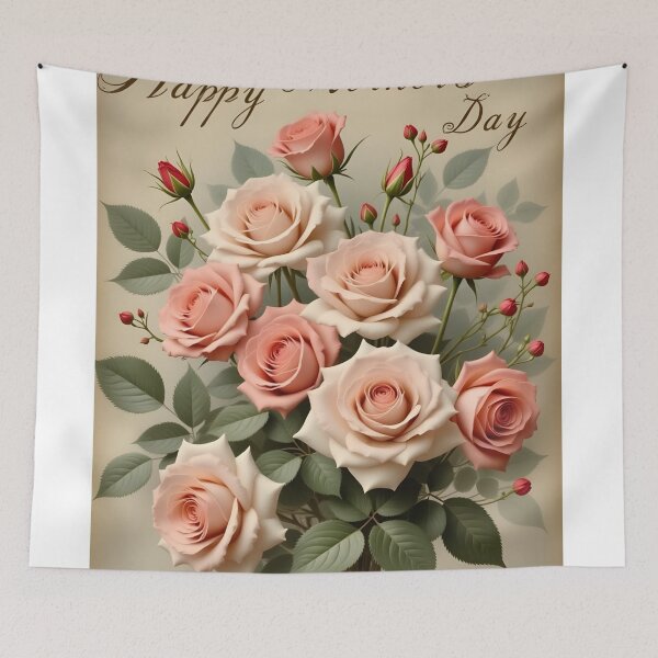 Item preview, Vintage Happy Mother's Day Greeting: Antique Roses  designed and sold by ACuriousshoppe.