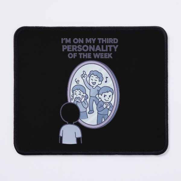 Item preview, Third Personality of the Week Cartoon Mirror Poster designed and sold by ac3iongDcreator.