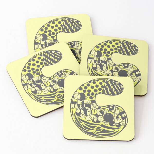 Item preview, Copy of letter C with character in yellow designed and sold by kulkaban.