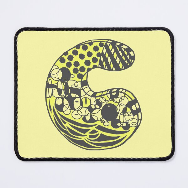 Item preview, Copy of letter C with character in yellow designed and sold by kulkaban.