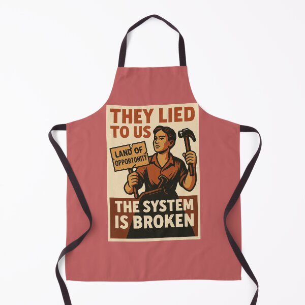 Item preview, THEY LIED, THE SYSTEM IS BROKEN designed and sold by Bonehead122.