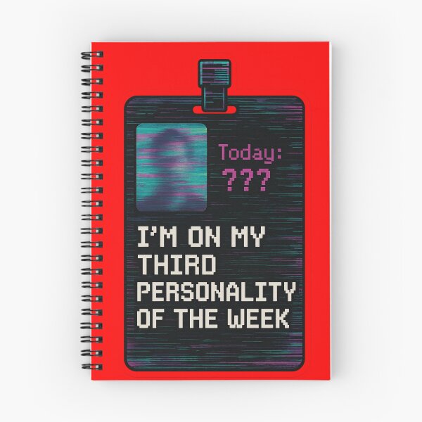 Item preview, Third Personality of the Week Dark Glitch Badge Poster designed and sold by ac3iongDcreator.