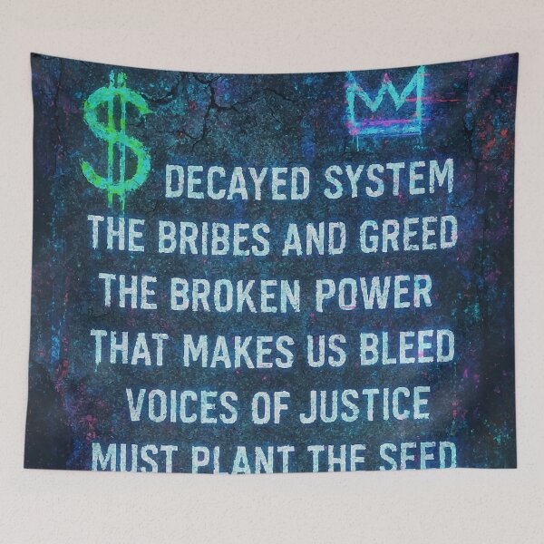 Item preview, Stand Against Corruption: Voices of Rebellion designed and sold by AbstractAnom.