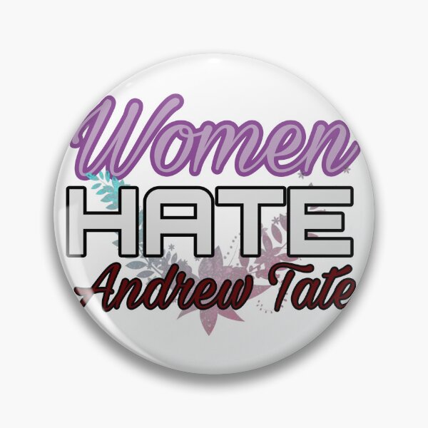 Item preview, Women Hate Andrew Tate Floral Word Art designed and sold by feardeargcrafts.