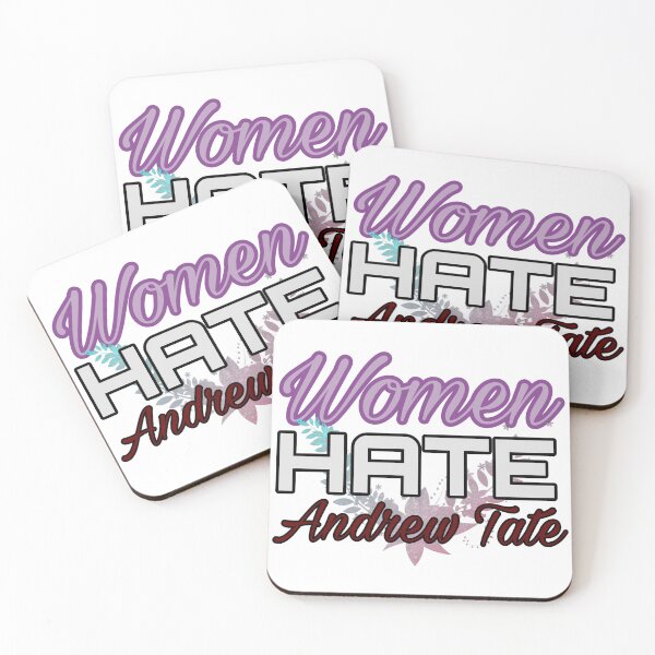 Item preview, Women Hate Andrew Tate Floral Word Art designed and sold by feardeargcrafts.