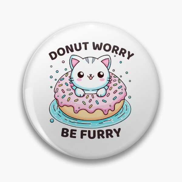 Artikelvorschau, Katzen-Donut: Donut-Sorge, sei pelzig entworfen und verkauft von printmala.