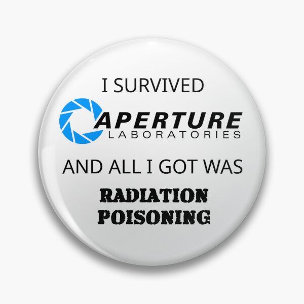 Artikelvorschau, Ich habe Aperture Laboratories überlebt Button entworfen und verkauft von L3mKatt.
