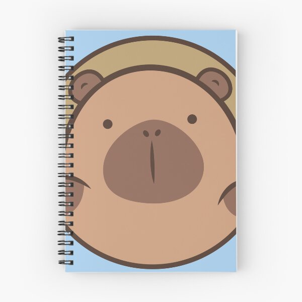 Item preview, Cute Capybara watching you in a kawaii style designed and sold by Denisse diseno.