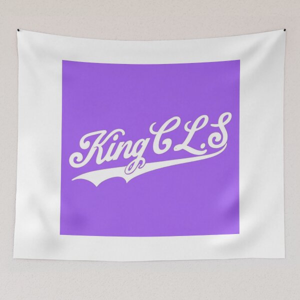 Item preview, King C.L.S Vintage Script | Candy Violet | Pure White designed and sold by Kingcls.