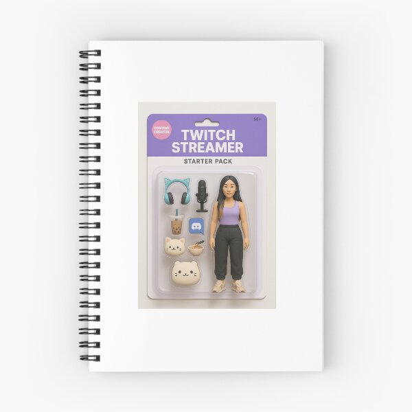 Item preview, Twitcher Streamer Starter Pack Cute Asian Girl  designed and sold by Nodamochiiee.