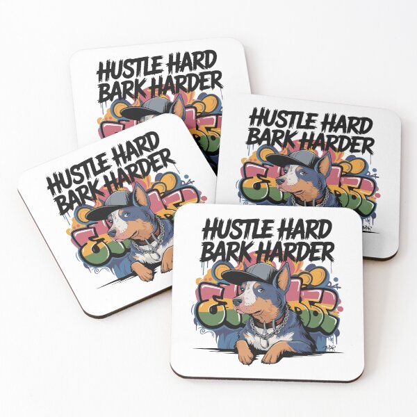 Item preview, Street Style Cattle Dog – Hustle Hard, Bark Harder designed and sold by WildlifeInc.