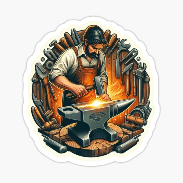 Item preview, blacksmith designed and sold by EuropeanPrints.