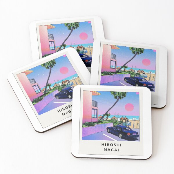 Item preview, Hiroshi Nagai Purple Car Miami Palm Beach Polaroid designed and sold by OVERSAI.