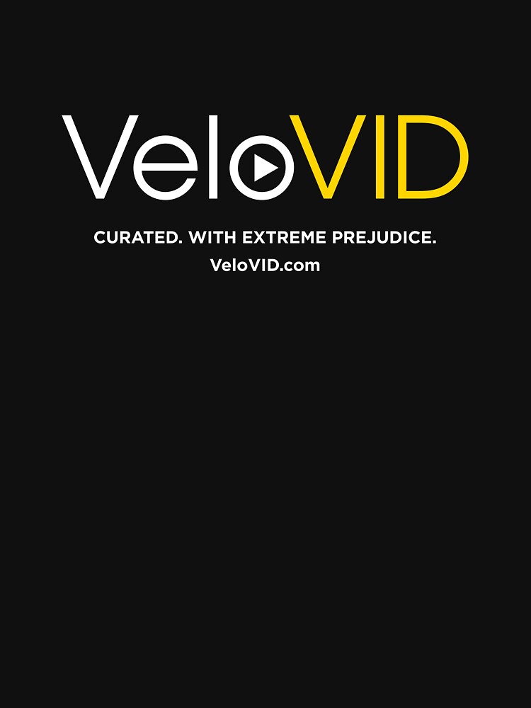 Thumbnail 7 of 7, Classic T-Shirt, VeloVID. Curated. With extreme prejudice. - dark background designed and sold by HalfSerious.