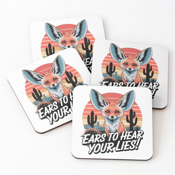 Item preview, Big-Eared Fennec Fox Desert Humor designed and sold by WildlifeInc.