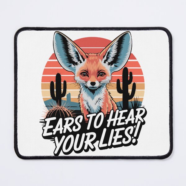 Item preview, Big-Eared Fennec Fox Desert Humor designed and sold by WildlifeInc.