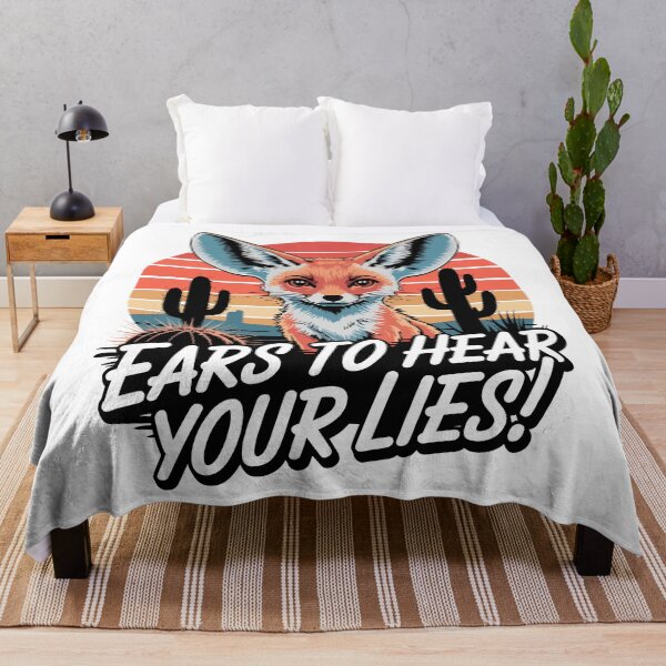 Item preview, Big-Eared Fennec Fox Desert Humor designed and sold by WildlifeInc.